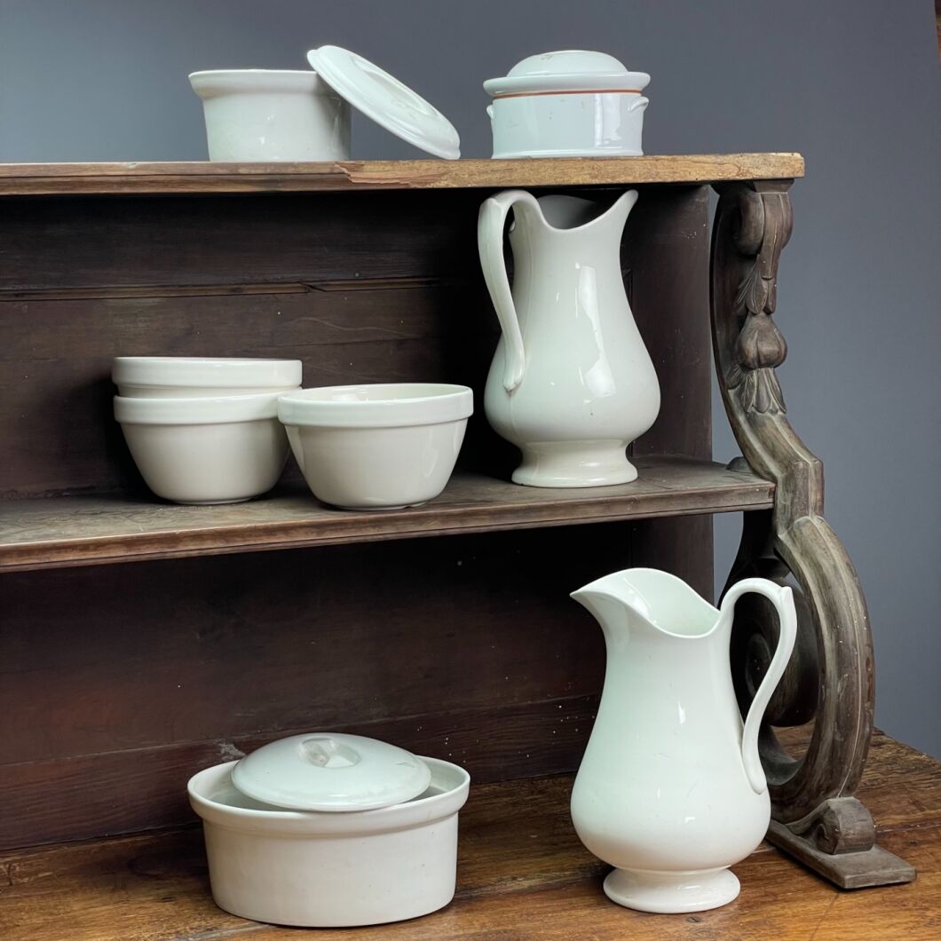 Ceramic White Kitchenware   RENTAL ONLY