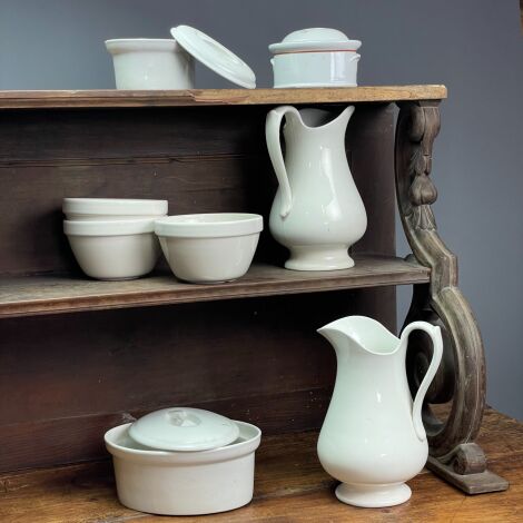 Ceramic White Kitchenware - RENTAL ONLY